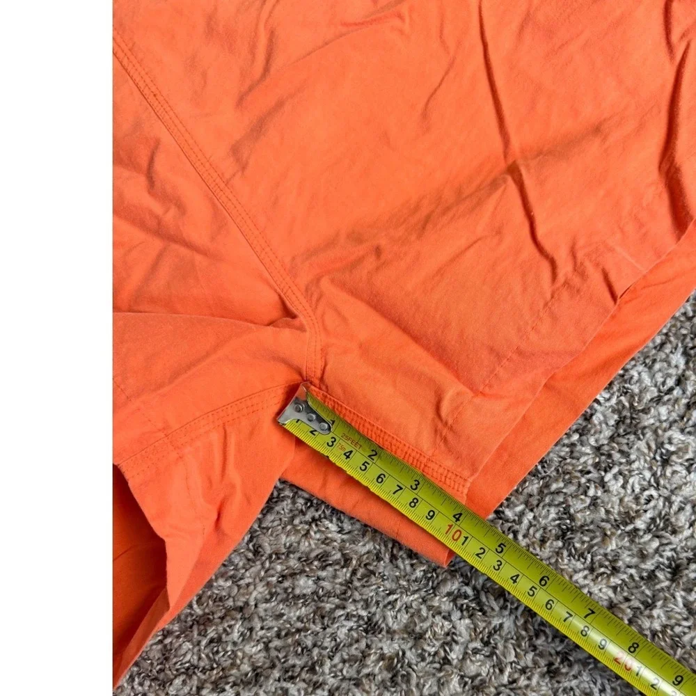 Galyans Mens‎ Orange Swim Trunks Mesh Lined Board Shorts L Drawstring 5